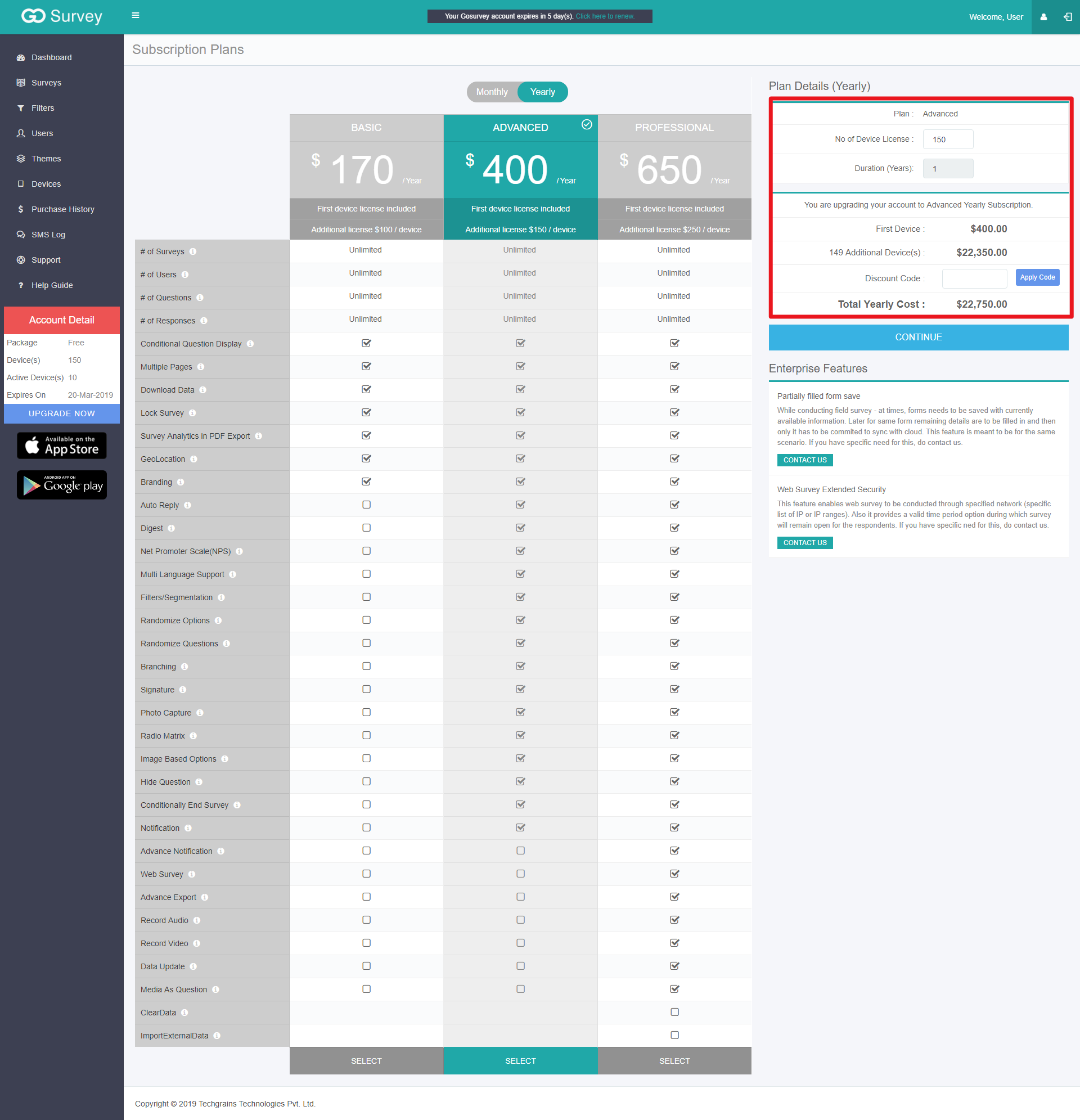 Device License