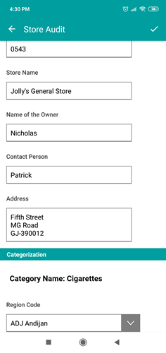 Fill Partially Filled Form
