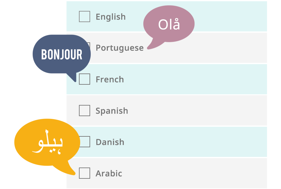 Enquêtes multilingues